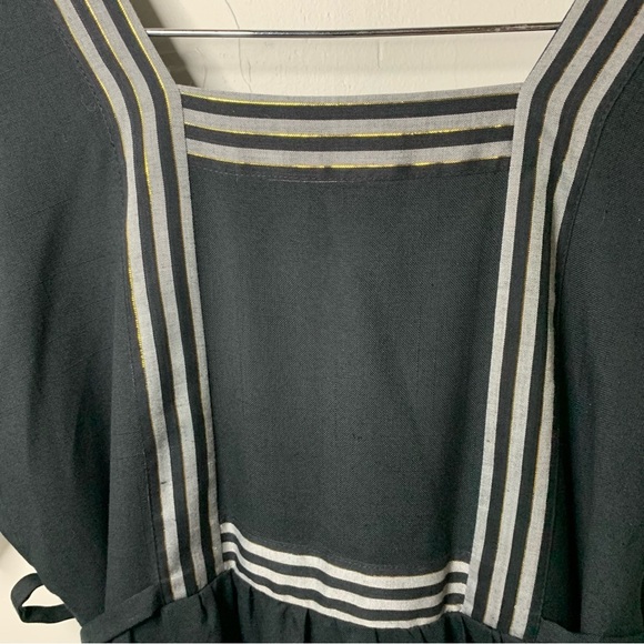 Vintage Square Neck Tie Side Boho Dress​​ - Picture 11 of 15